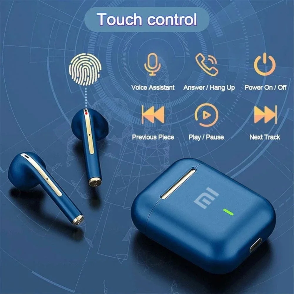 Xiaomi J18 Wireless Earphone HiFI In-ear Stereo with Microphone Bluetooth Touch Waterproof Noise-cancelling Various Headphones